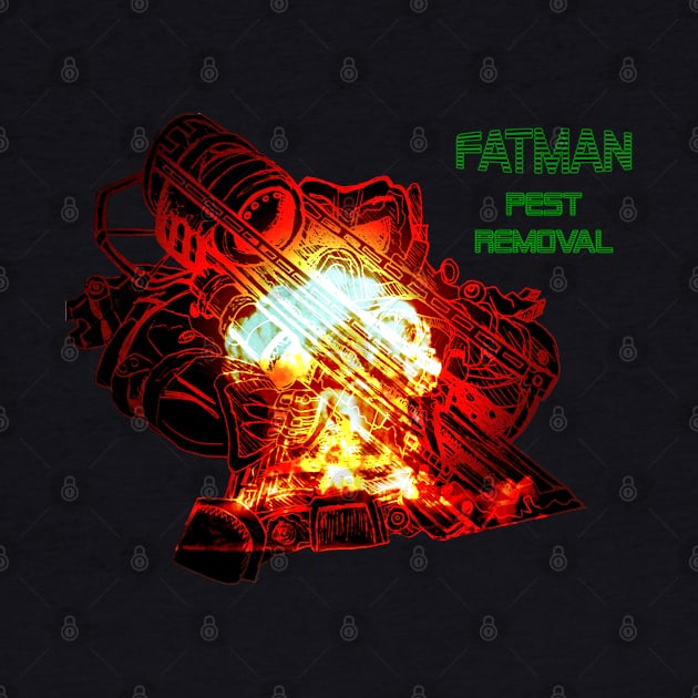 FATMAN PEST REMOVAL (Wasteland Red) by Mizlabeled